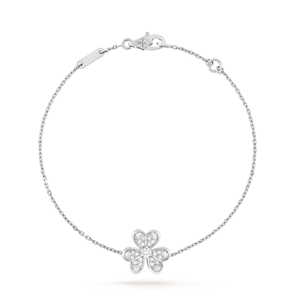 [Marin]FRIVOLE SILVER FLOWER DIAMOND BRACELET