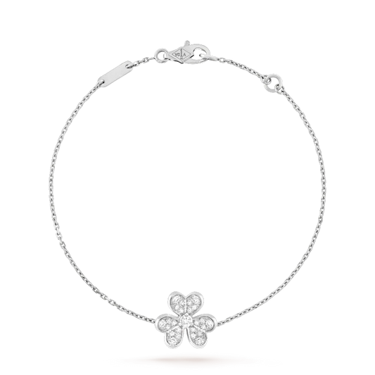 [Marin]FRIVOLE SILVER FLOWER DIAMOND BRACELET