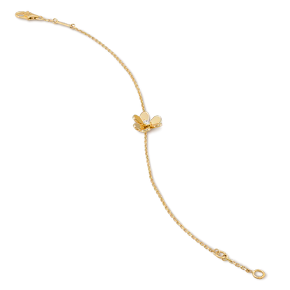 [Marin-Jewelry]FRIVOLE GOLD FLOWER PINK MALACHITE BRACELET