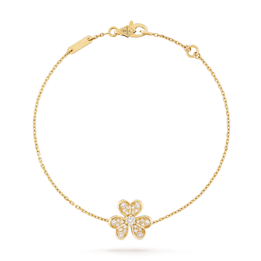 [Marin-Jewelry]フリヴォル ゴールド フラワー ダイヤモンド ブレスレット