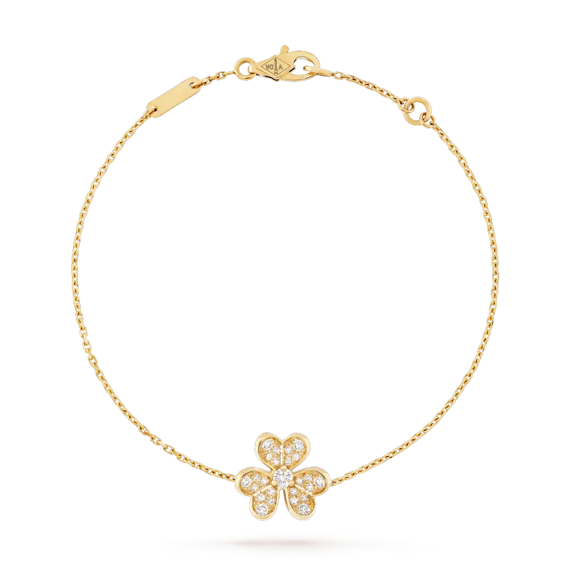 [Marin]FRIVOLE GOLD FLOWER DIAMOND BRACELET