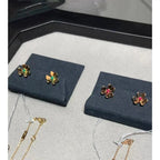 [Marin]FRIVOLE  FLOWER PINK EARRINGS