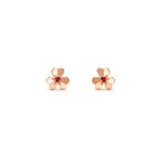 [Marin]FRIVOLE  FLOWER PINK EARRINGS