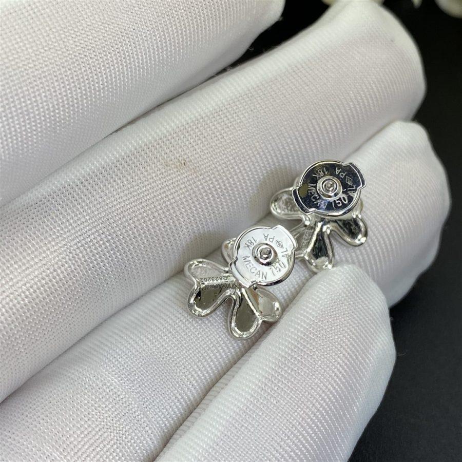 [Marin]BOUCLES D'OREILLES MINI FLEURS ARGENT FRIVOLE