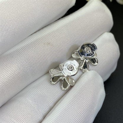[Marin-Jewelry]FRIVOLE MINI SILVER FLOWER EARRINGS