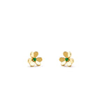 [Marin]FRIVOLE  FLOWER MALACHITE EARRINGS
