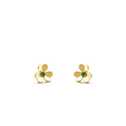 [Marin-Jewelry]FRIVOLE  FLOWER MALACHITE EARRINGS