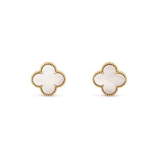 [Marin]CLOVER MINI GOLD EARRINGS