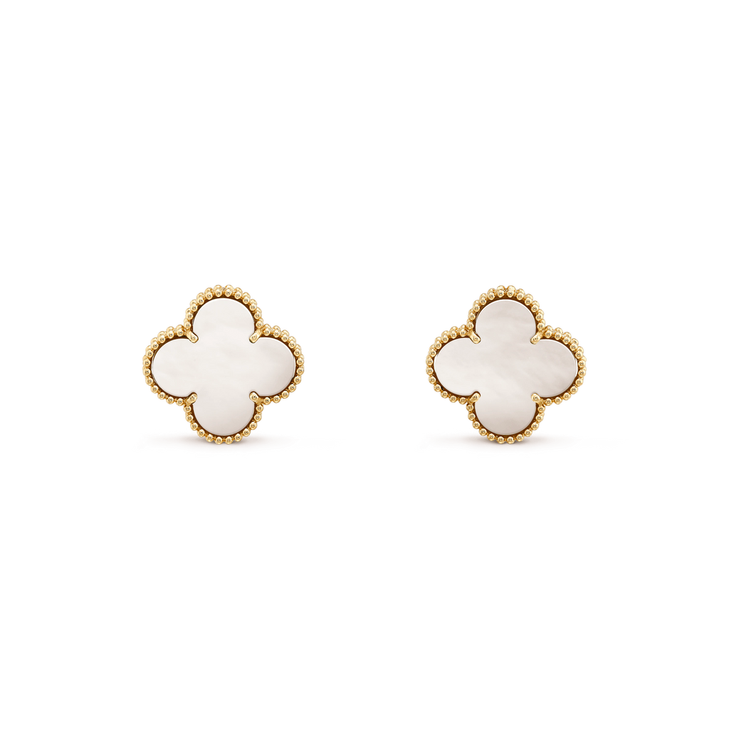 [Marin]CLOVER MINI GOLD EARRINGS