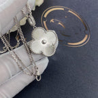 [Marin]CLOVER 25MM SILVER BIG CLOVER NECKLACE