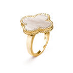 [Marin]CLOVER WHITE MOP RING