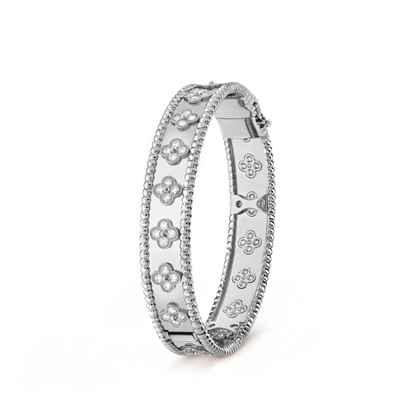 [Marin-Jewelry]CLOVER BRACELET 8MM DIAMONDS