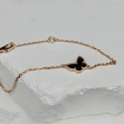 [Marin]BUTTERFLY ONYX  BUTTERFLY BRACELET