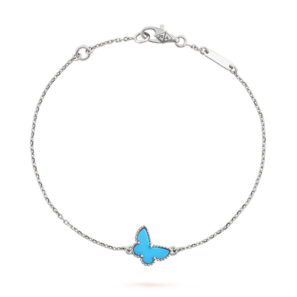 [Marin]BUTTERFLY TURQUOISE BUTTERFLY BRACELET SILVER
