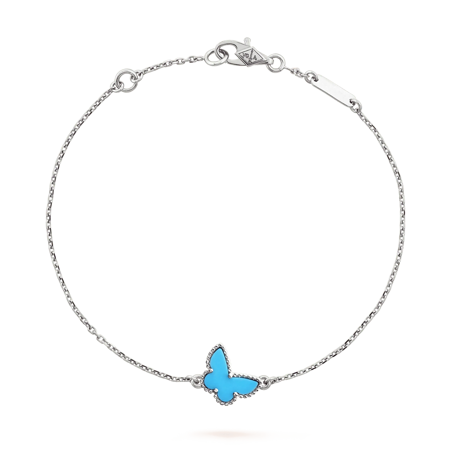 [Marin-Jewelry]BUTTERFLY TURQUOISE BUTTERFLY BRACELET SILVER
