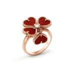 [Marin]SWEET CLOVER CARNELIAN RING
