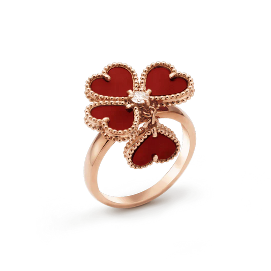 [Marin]SWEET CLOVER CARNELIAN RING
