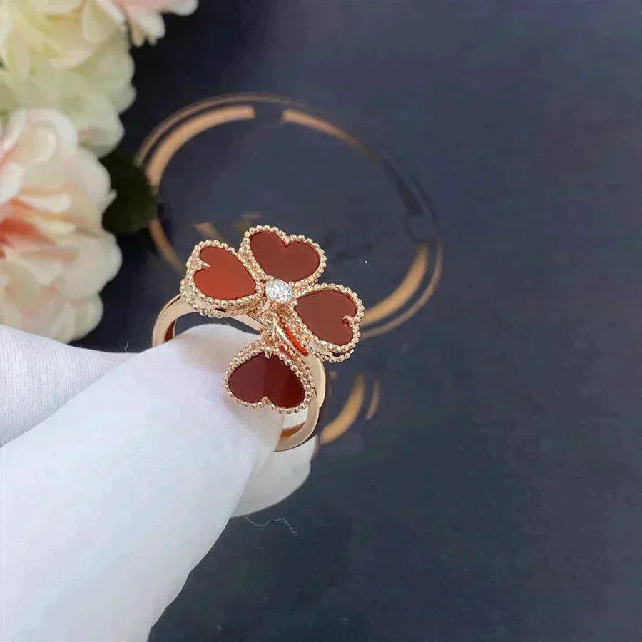 [Marin]SWEET CLOVER CARNELIAN RING