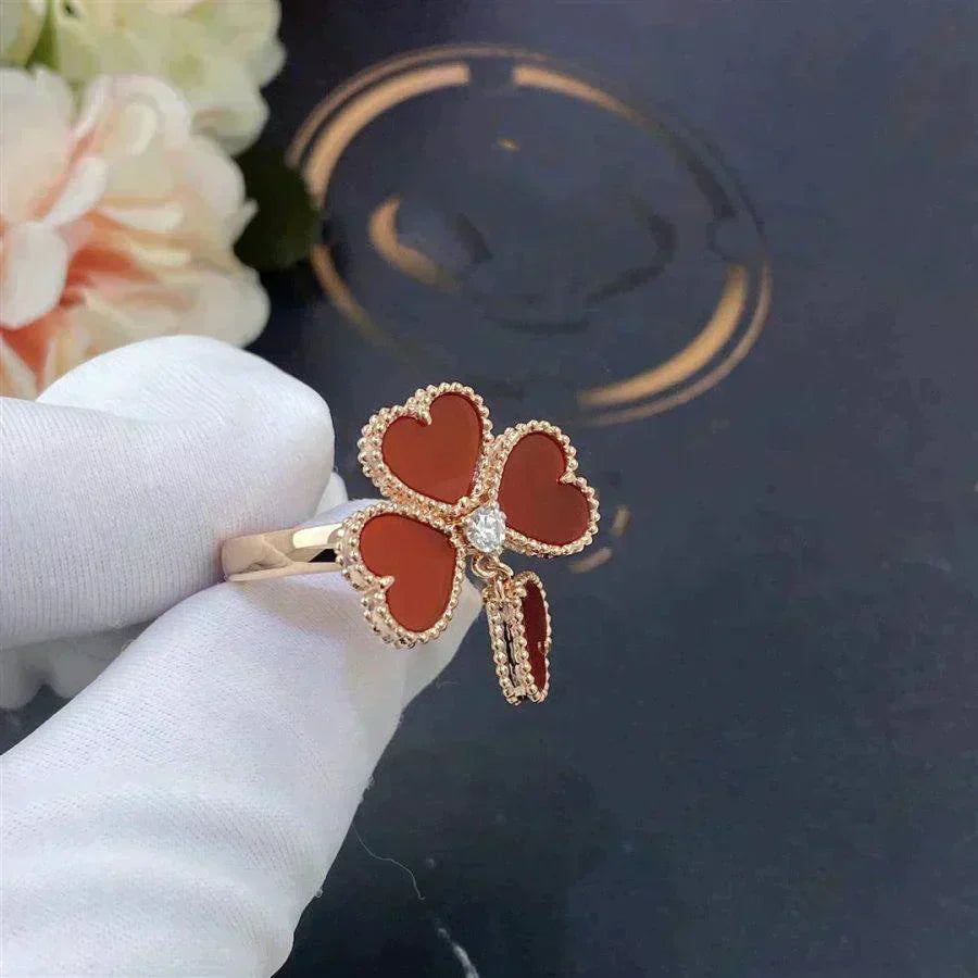 [Marin]SWEET CLOVER CARNELIAN RING