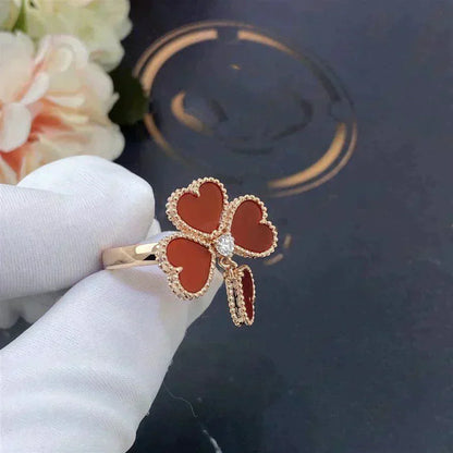 [Marin]SWEET CLOVER CARNELIAN RING