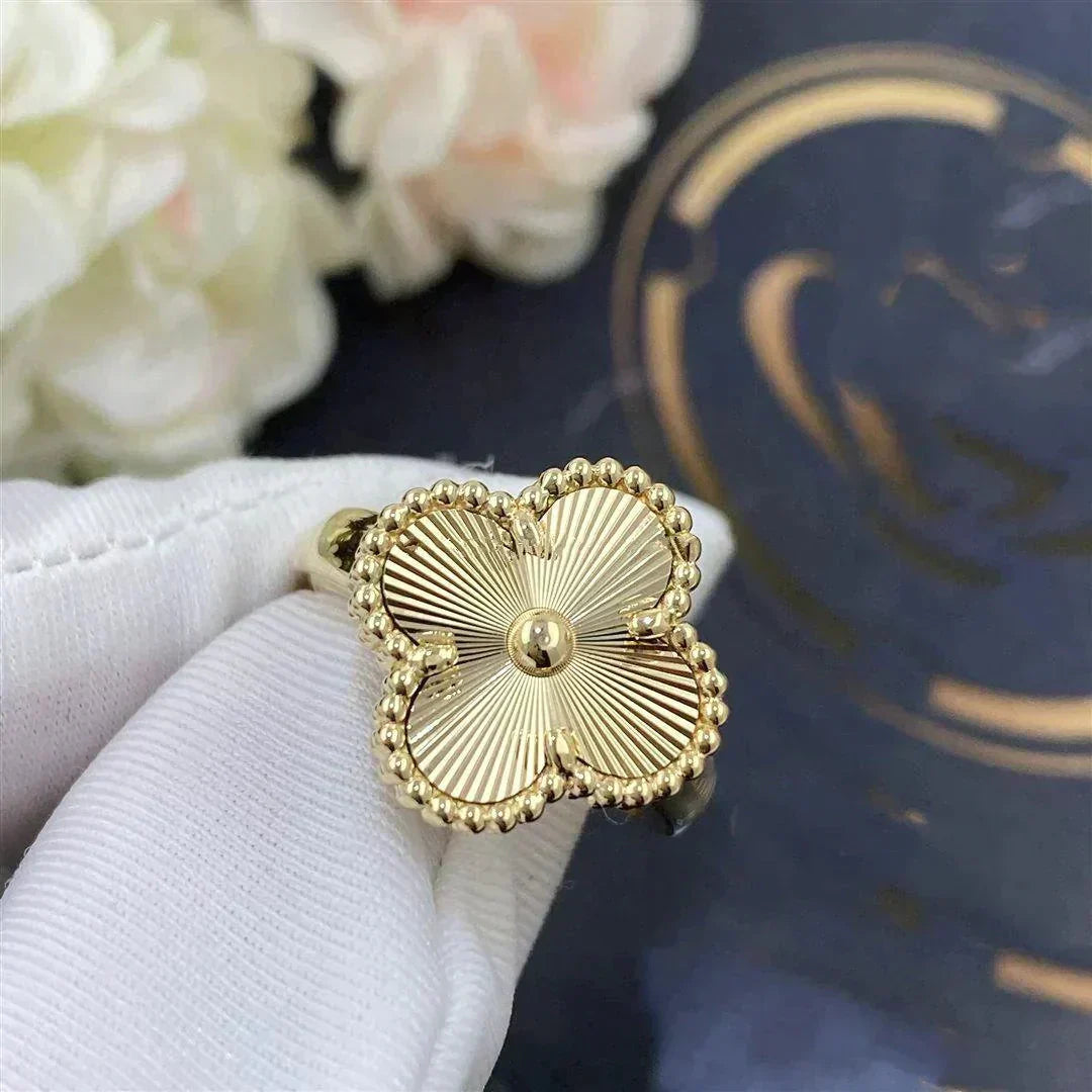 [Marin-Jewelry]CLOVER GOLD RING