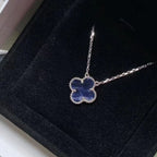 [Marin]CLOVER 15MM PIETERSITE NECKLACE SILVER