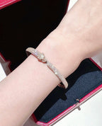 [Marin]PANTHERE FULL DIAMOND OPEN BRACELET