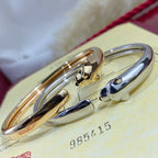 [Marin]PANTHERE SILVER OPEN BRACELET