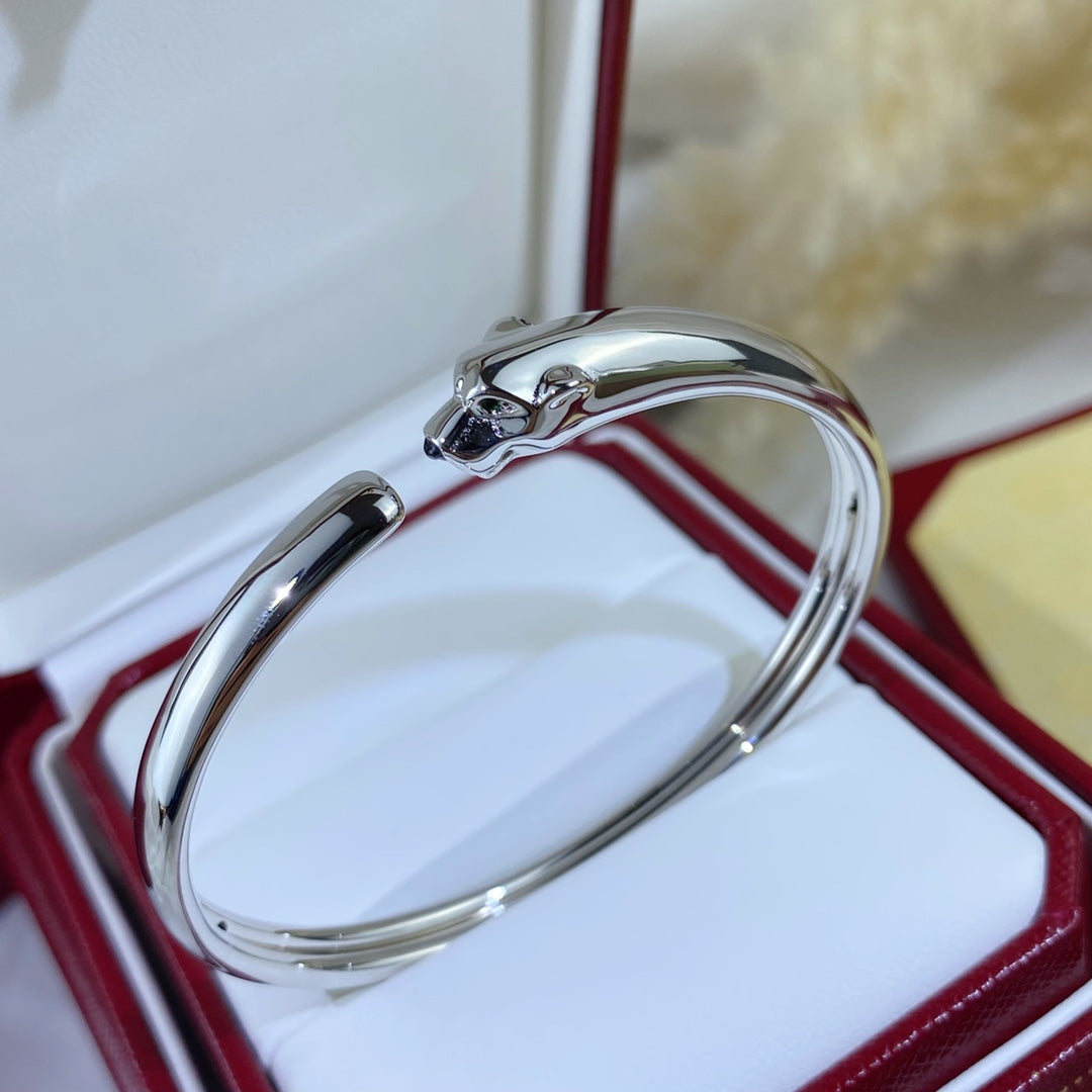 [Marin]PANTHERE SILVER OPEN BRACELET