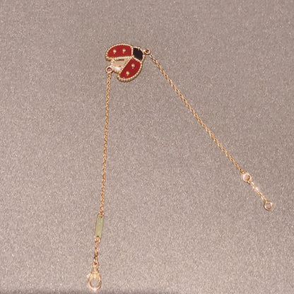 [Marin-Jewelry]LUCKY SPRING 1 MOTIF PINK GOLD BRACELET