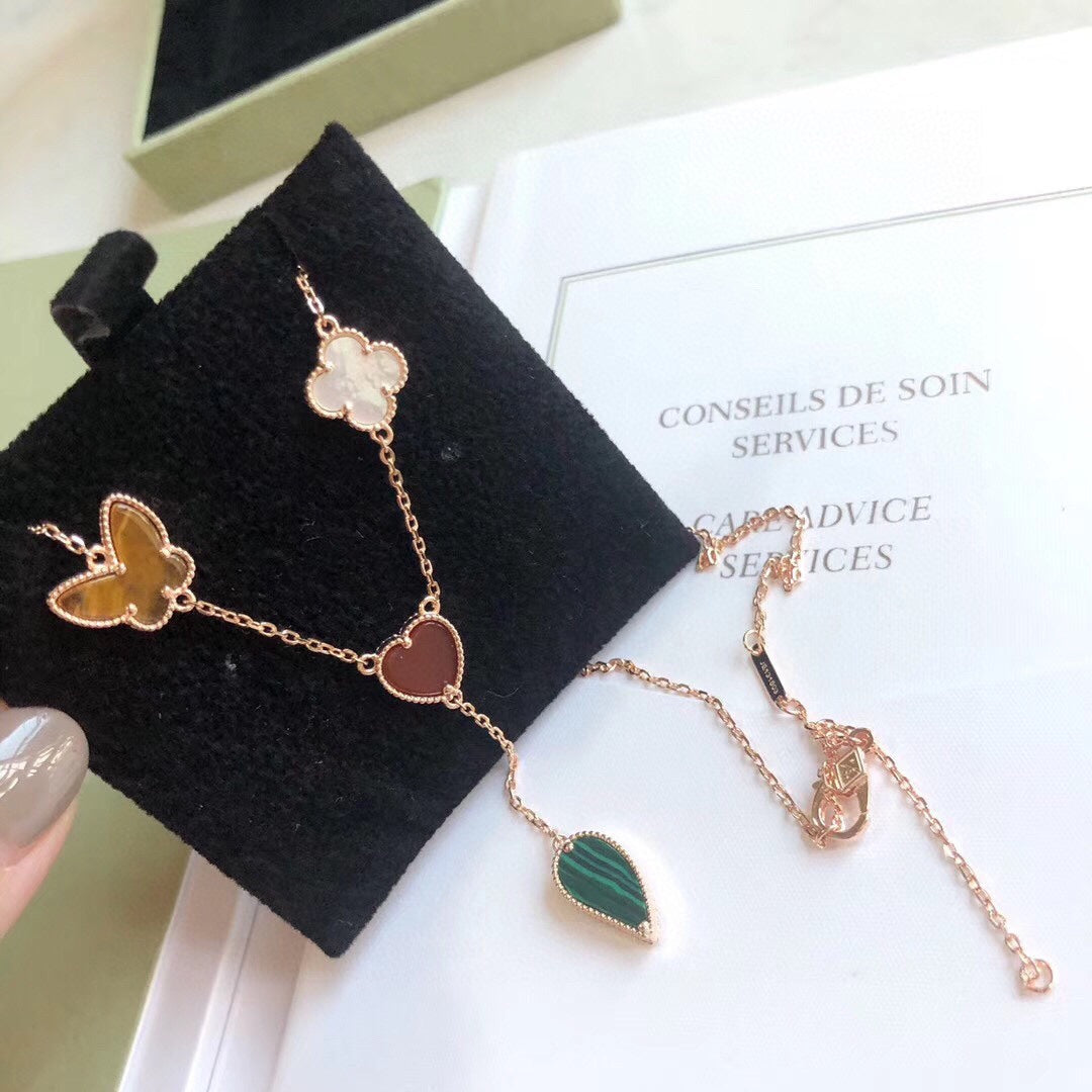 [Marin-Jewelry]LUCKY SPRING 4 MOTIFS Marin-Jewelry GOLD NECKLACE