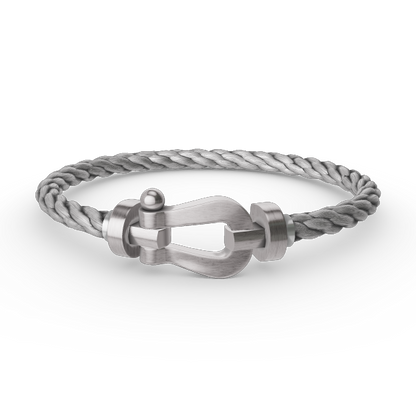 [Marin]FORCE LARGE HORSESHOE NO DIAMOND BRACELET SILVER