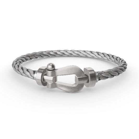 [Marin]FORCE LARGE HORSESHOE NO DIAMOND BRACELET SILVER