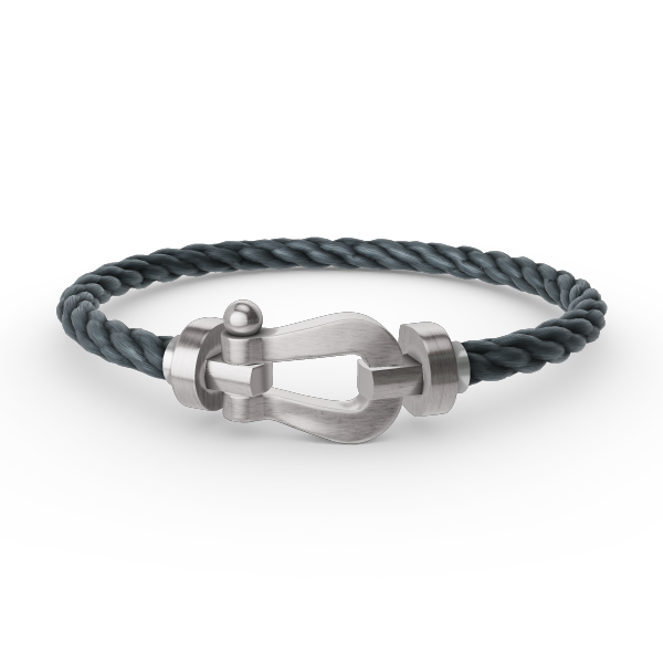 [Marin]FORCE LARGE HORSESHOE NO DIAMOND BRACELET SILVER