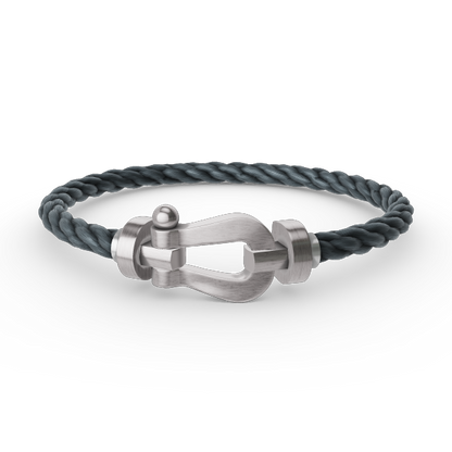 [Marin]FORCE LARGE HORSESHOE NO DIAMOND BRACELET SILVER