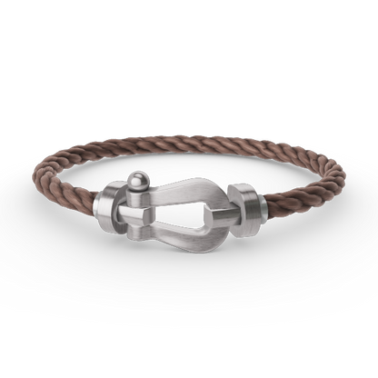 [Marin-Jewelry]FORCE LARGE HORSESHOE NO DIAMOND BRACELET SILVER