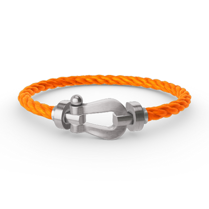 [Marin]FORCE LARGE HORSESHOE NO DIAMOND BRACELET SILVER