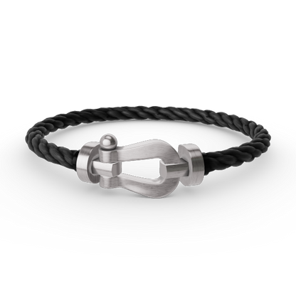 [Marin]FORCE LARGE HORSESHOE NO DIAMOND BRACELET SILVER