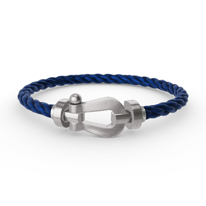 [Marin-Jewelry]FORCE LARGE HORSESHOE NO DIAMOND BRACELET SILVER
