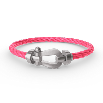 [Marin]FORCE LARGE HORSESHOE NO DIAMOND BRACELET SILVER