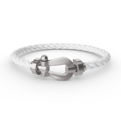 [Marin]FORCE LARGE HORSESHOE NO DIAMOND BRACELET SILVER