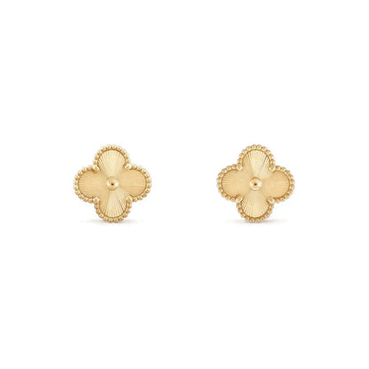 [Marin-Jewelry]CLOVER MEDIUM 1 MOTIFS LASER EARRINGS