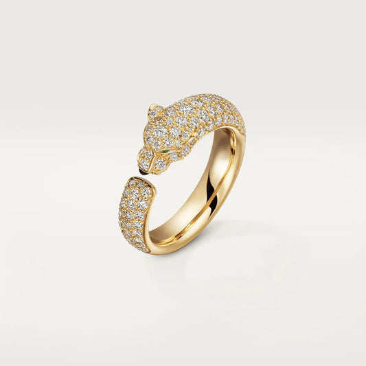 [Marin]PANTHERE PINK GOLD DIAMOND RING