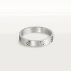 [Marin]BAGUE LOVE 4MM 1 DIAMANT ARGENT