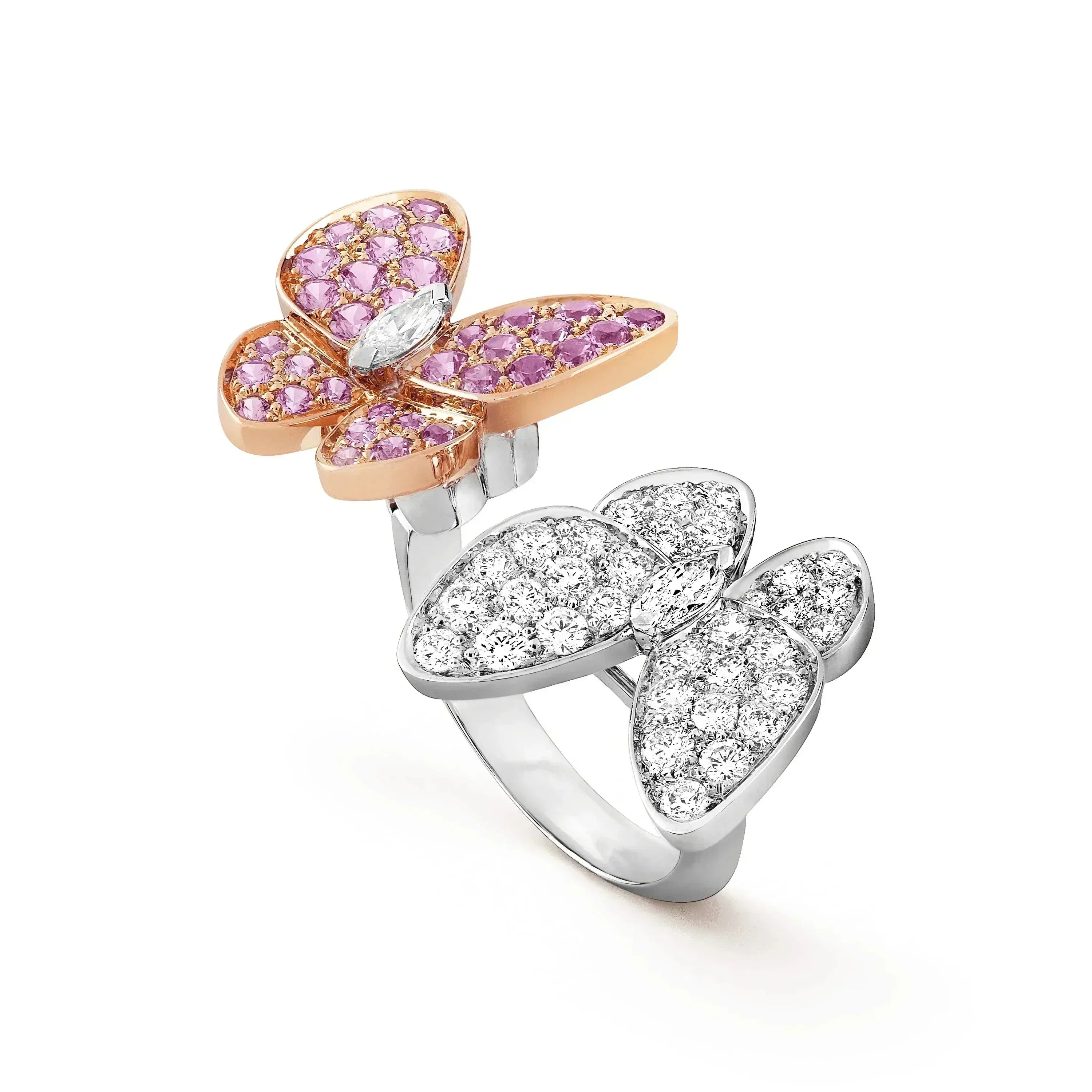 [Marin]TWIN BUTTERFLY DIAMOND RING