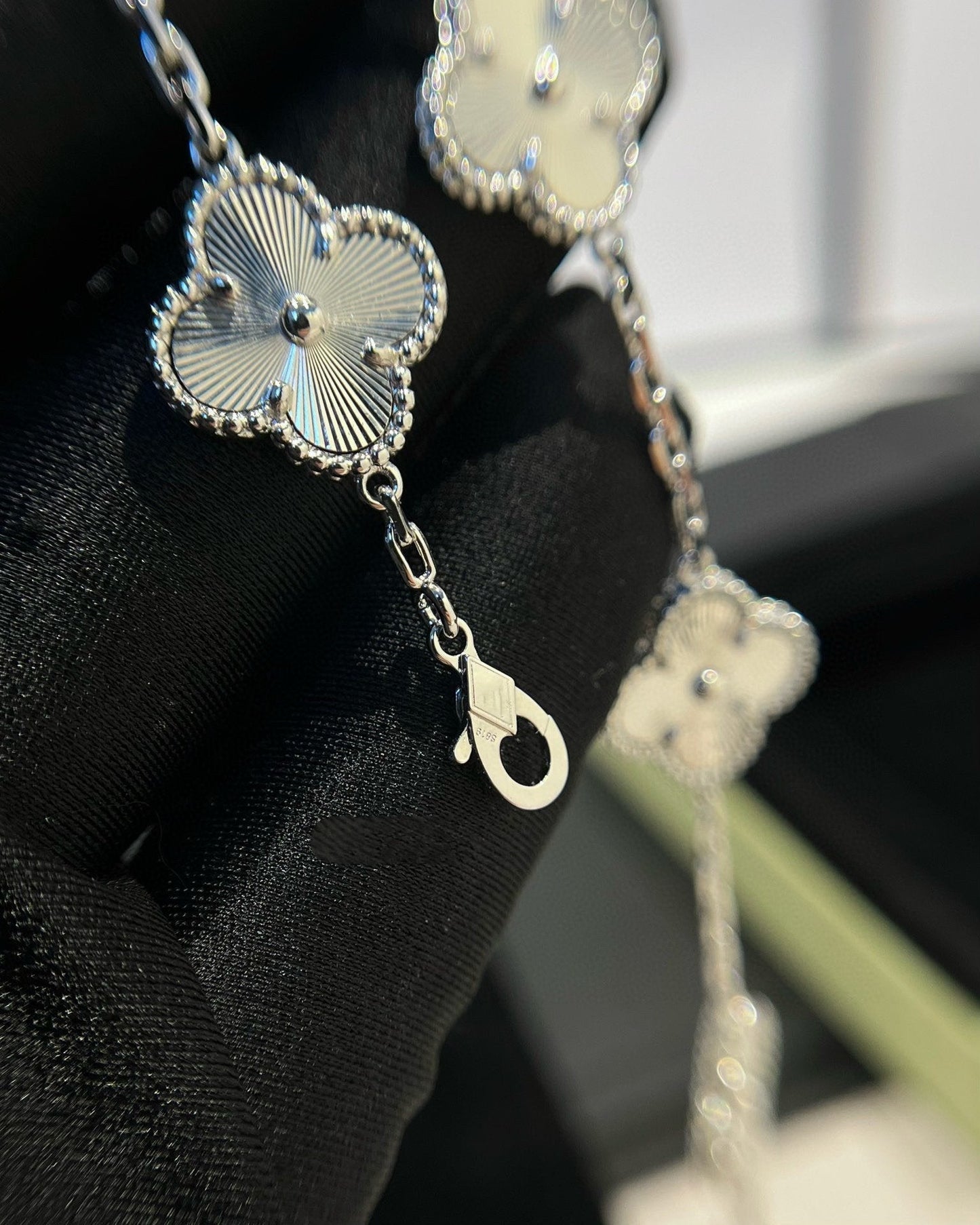 [Marin-Jewelry] CLOVER 5 MOTIF LASER BRACELET COLLECTION